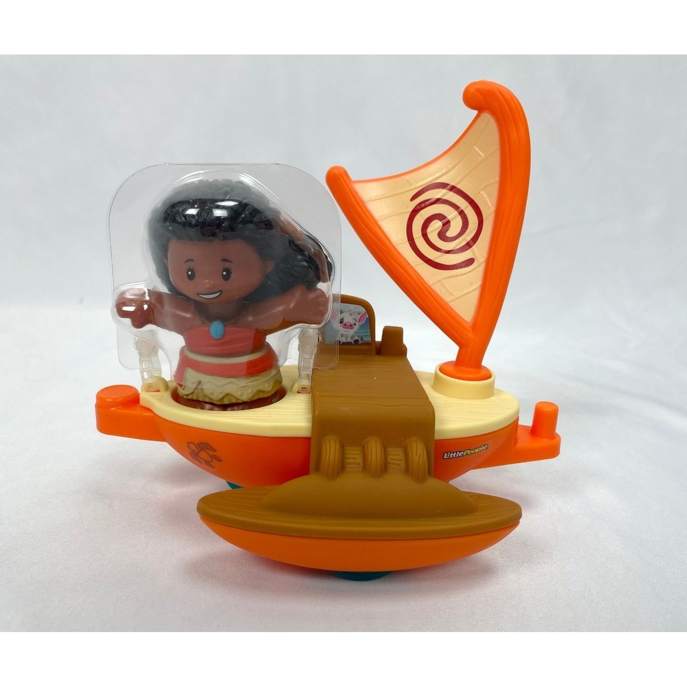 Fisher Price Little People Disney Parade Moana Princess Float Boat Figure